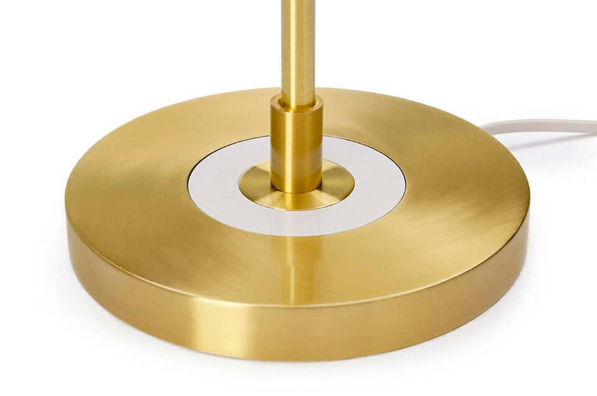 Lampă de birou Arte alb și auriu - aluminiu, sticlăMobCenter