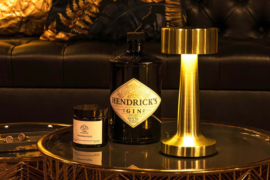 Lampă de birou Lee gold - baterie încorporată, LedMobCenter