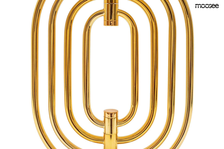 Lampă de masă Bottega aur / albMobCenter