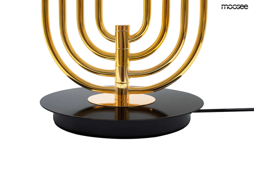 Lampă de masă Bottega aur / negruMobCenter
