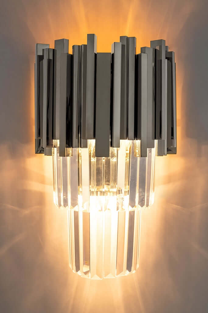 Lampă de perete Imperial Wall Silver - oțel, cristalMobCenter