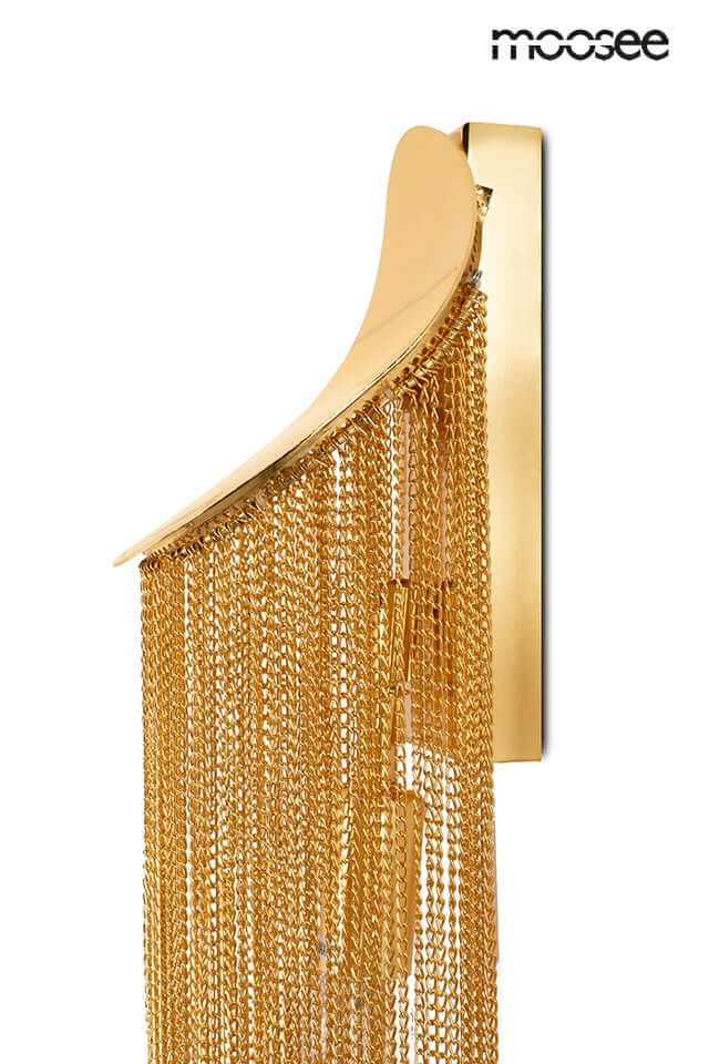 Lampă de perete Lambada lanțuri auriiMobCenter