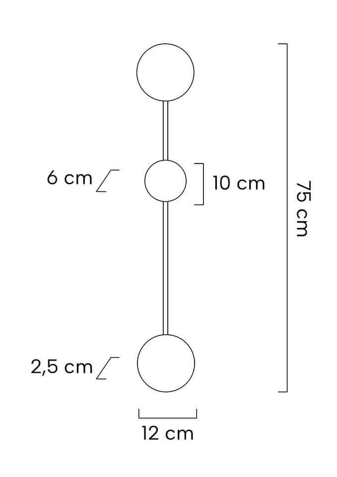 Lampă de perete Shadow 2 Close negruMobCenter