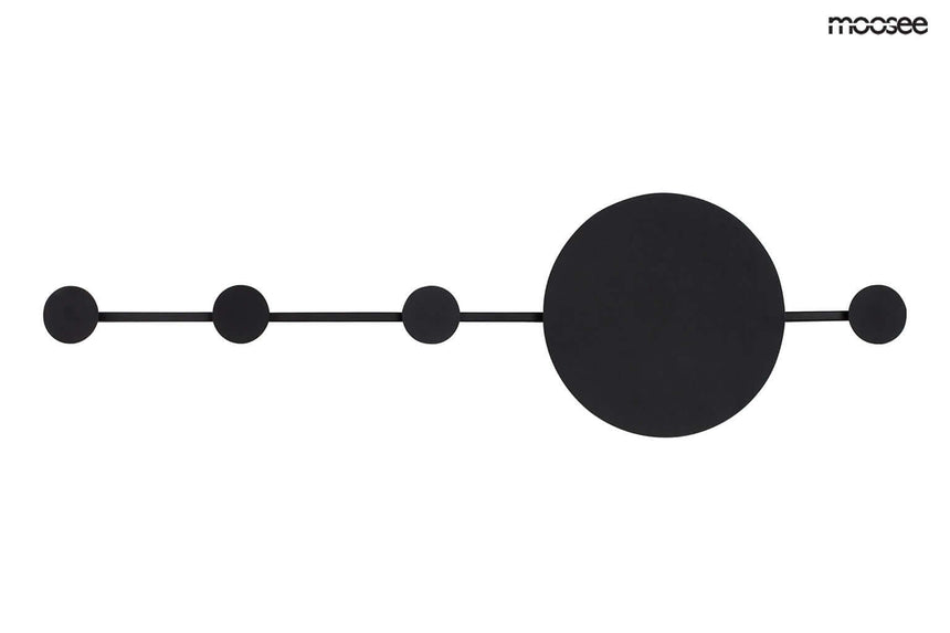 Lampă de perete Shadow Hang cu cuier negruMobCenter