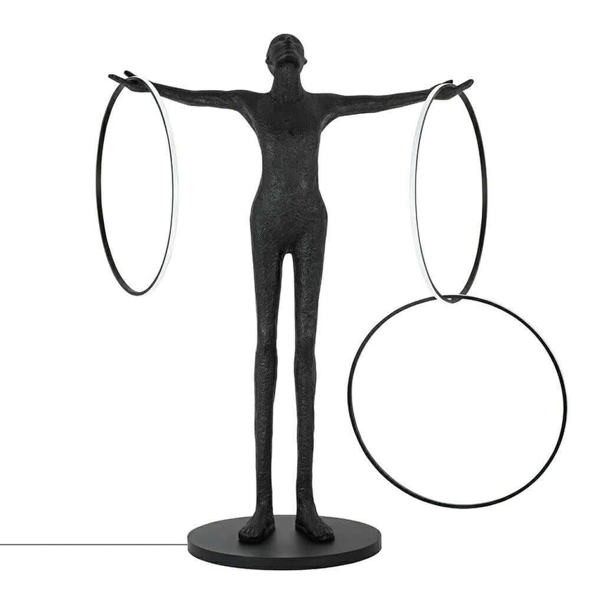 Lampă de podea Human Circulo fibră de sticlăMobCenter