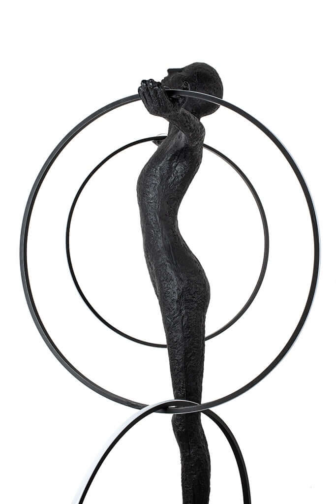 Lampă de podea Human Circulo fibră de sticlăMobCenter