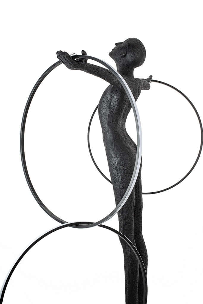 Lampă de podea Human Circulo fibră de sticlăMobCenter