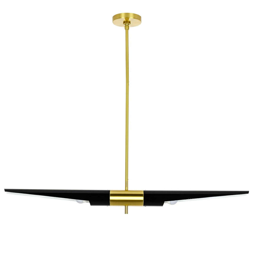 Lampă suspendată Apollo 1 negru - aur periatMobCenter