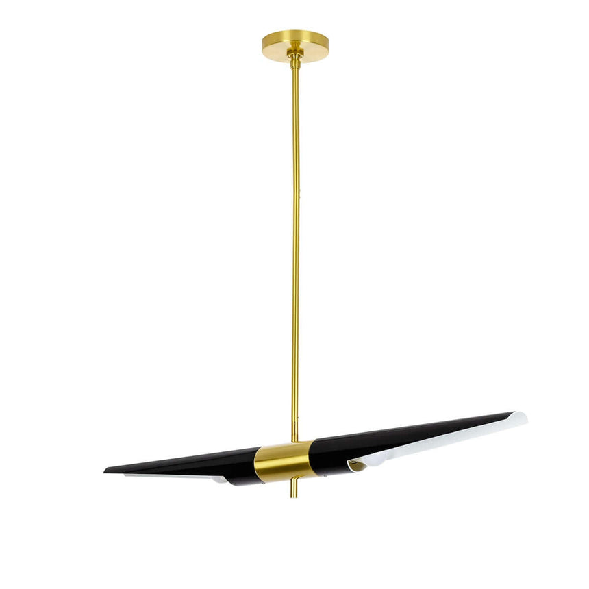 Lampă suspendată Apollo 1 negru - aur periatMobCenter