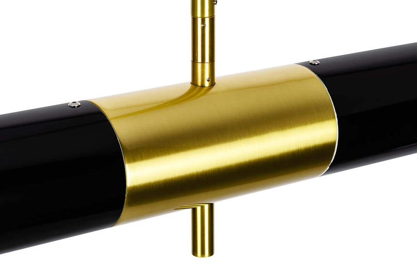 Lampă suspendată Apollo 1 negru - aur periatMobCenter