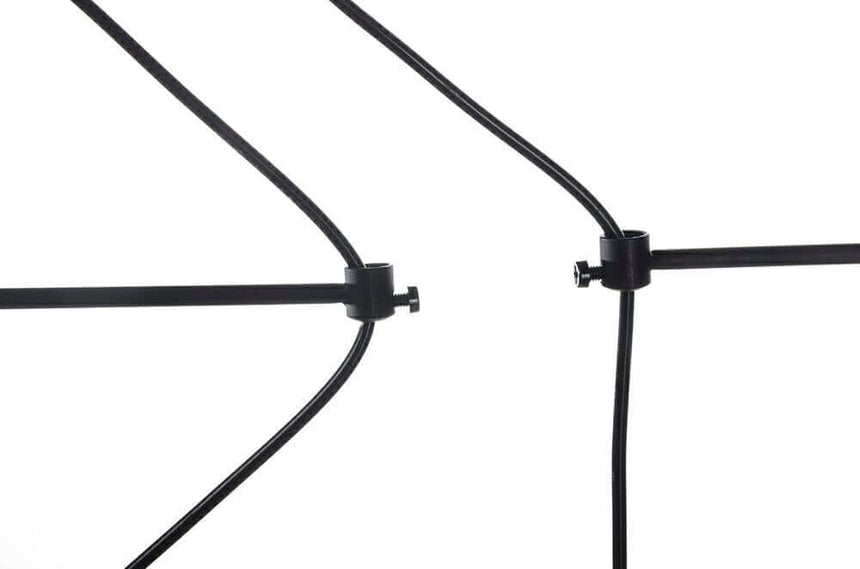 Lampă suspendată Flusso Line 4 negruMobCenter