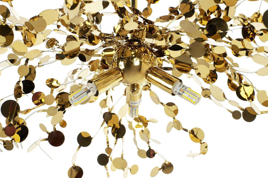 Lampă suspendată Monete Single aur - metalMobCenter