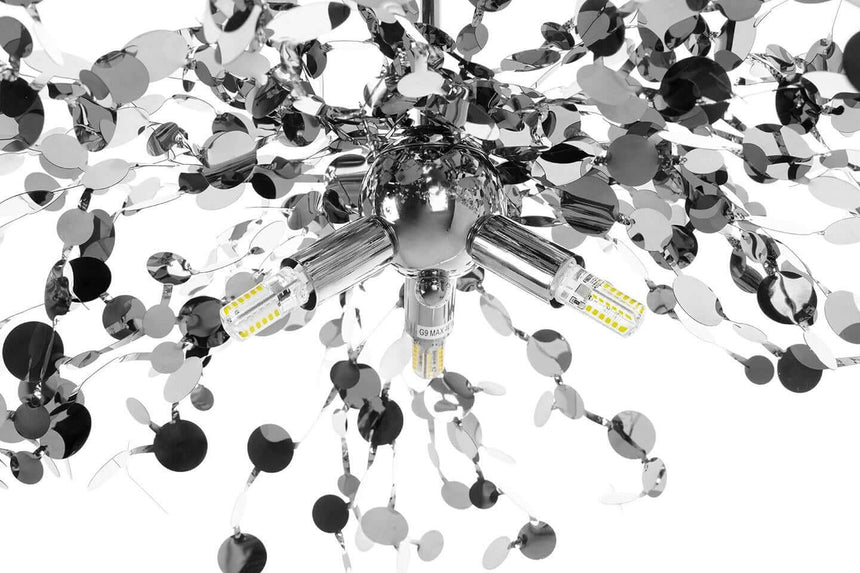 Lampă suspendată Monete Single crom - metalMobCenter