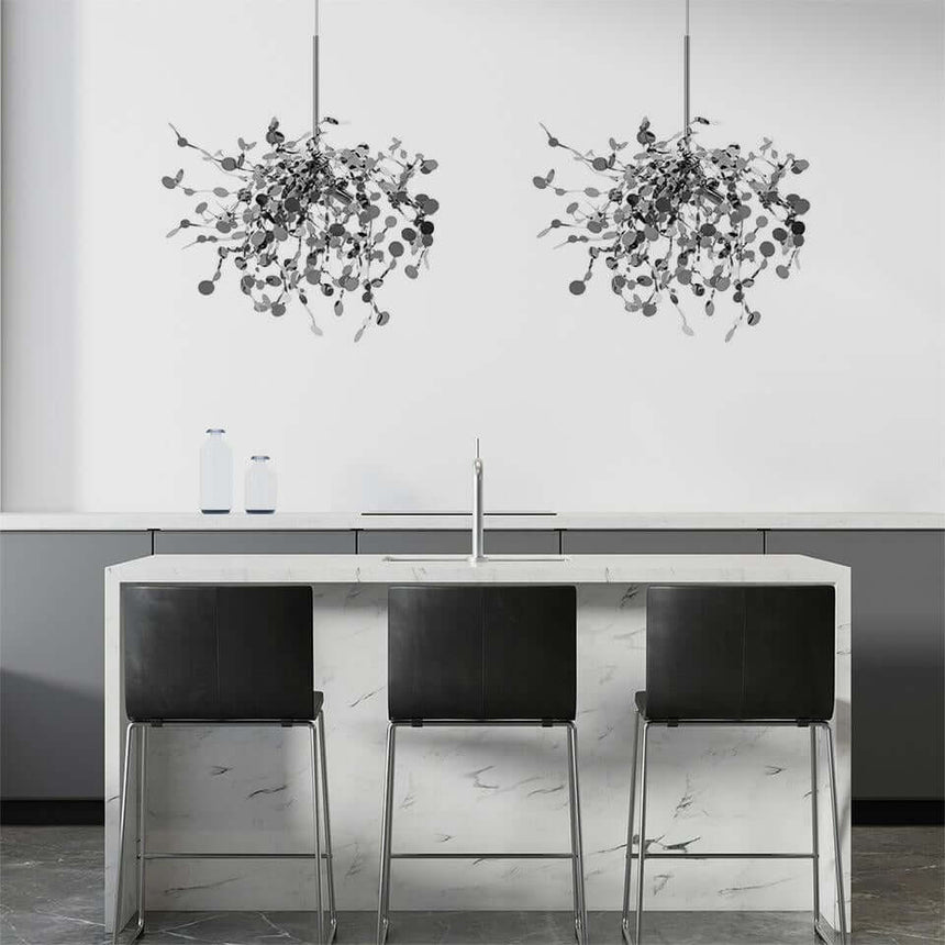 Lampă suspendată Monete Single crom - metalMobCenter