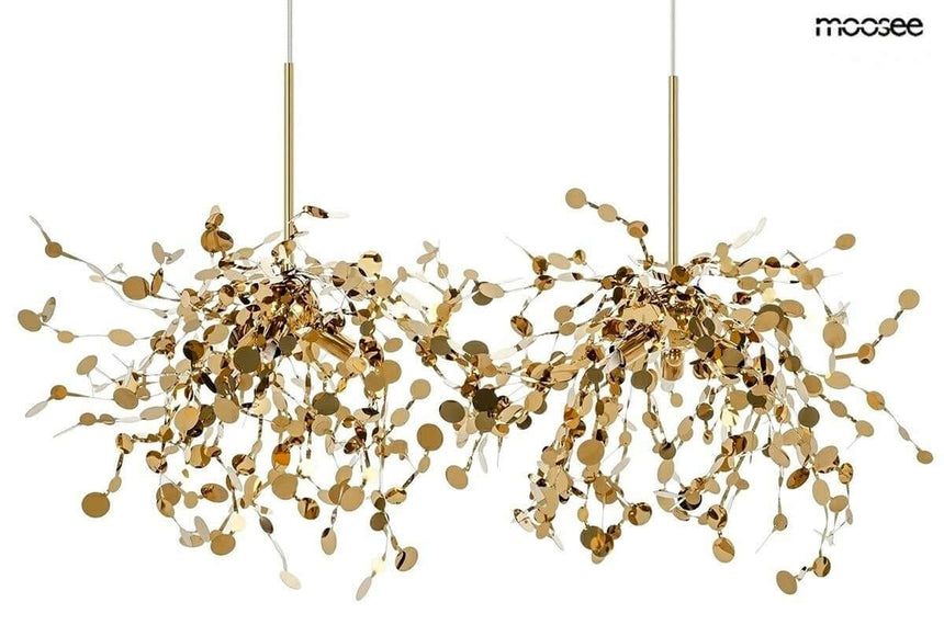 Lampă suspendată Monete aur - metalMobCenter