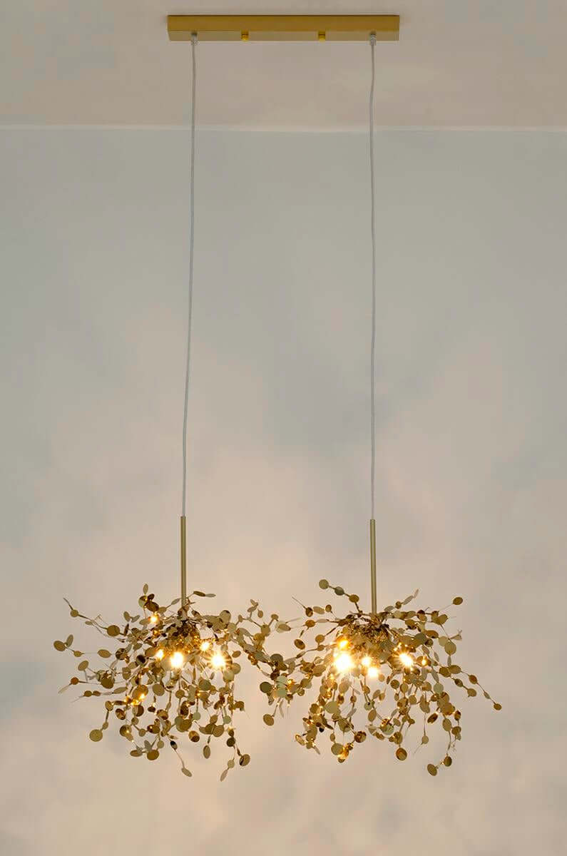 Lampă suspendată Monete aur - metalMobCenter