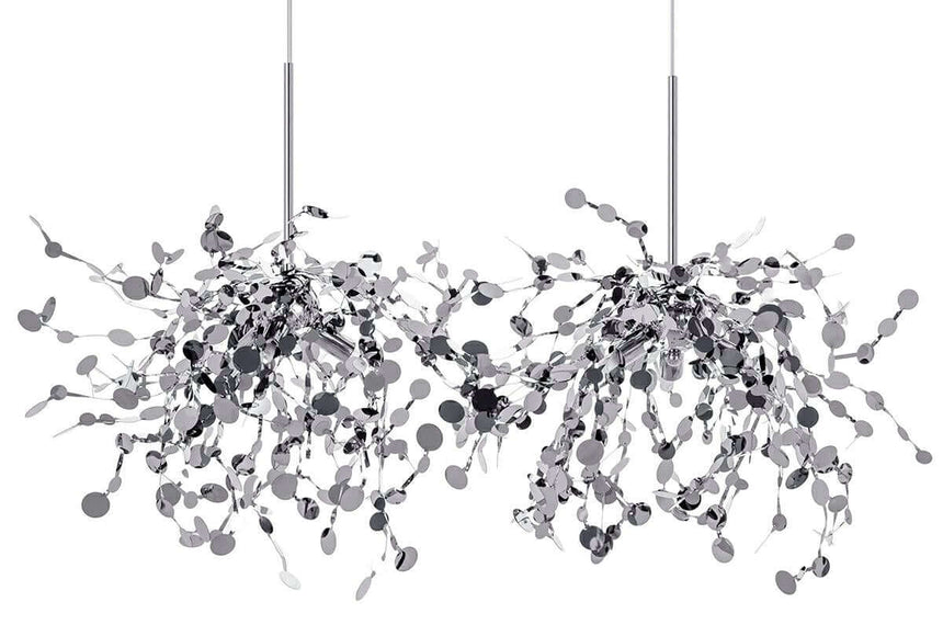 Lampă suspendată Monete crom - metalMobCenter