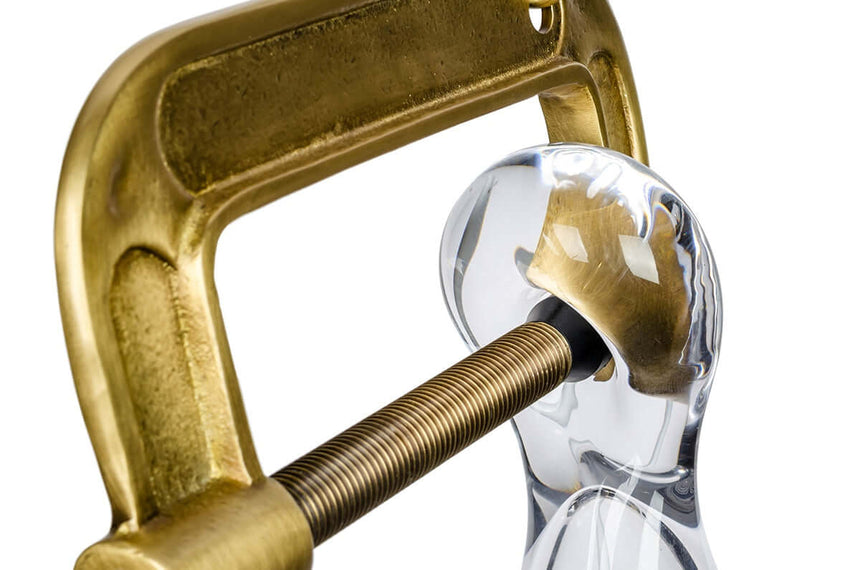 Lampă suspendată Vice alamă - metal, sticlăMobCenter