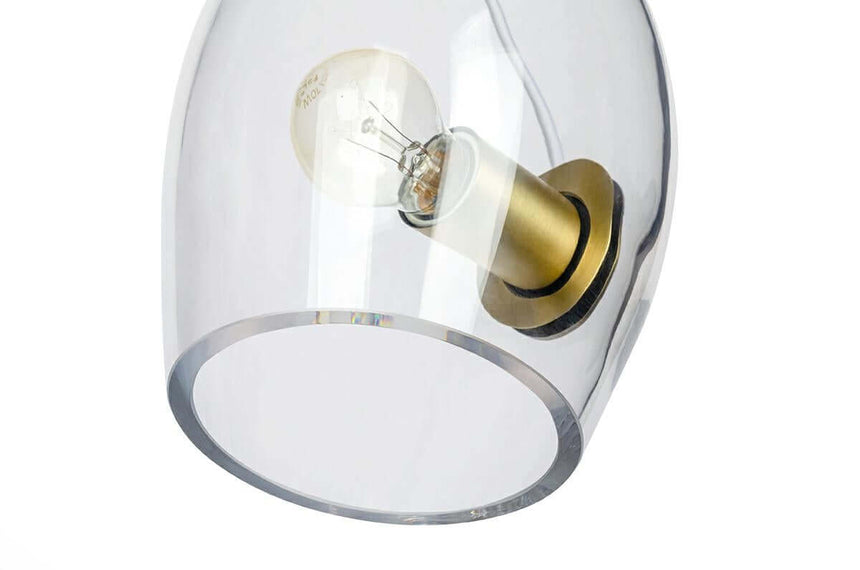 Lampă suspendată Vice alamă - metal, sticlăMobCenter