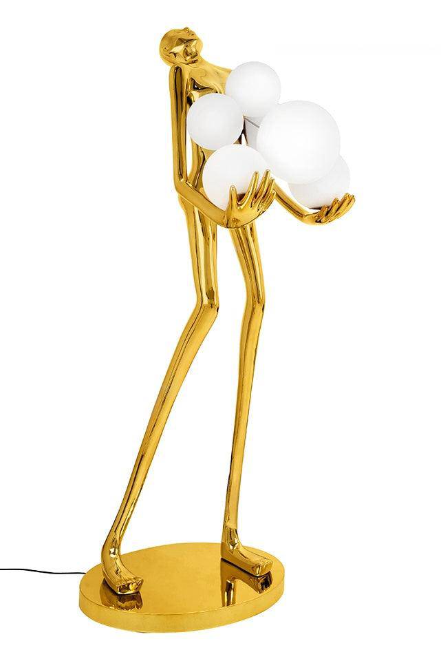 Lampadar premium Human, culoare aurieMobCenter