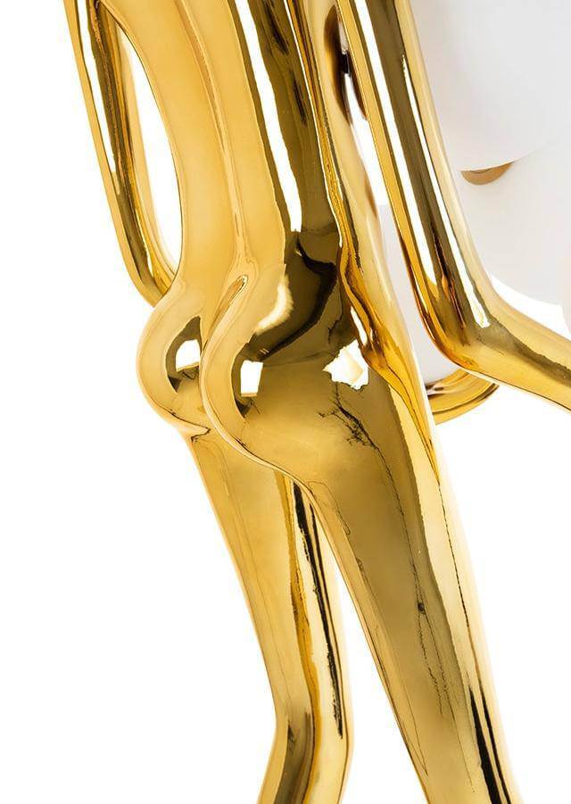 Lampadar premium Human, culoare aurieMobCenter