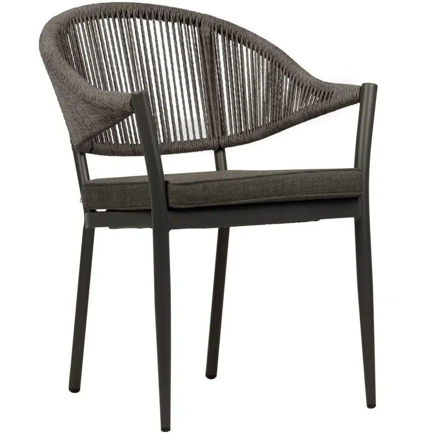 Lion scaun de terasa pentru exterior, culoare griMobCenter