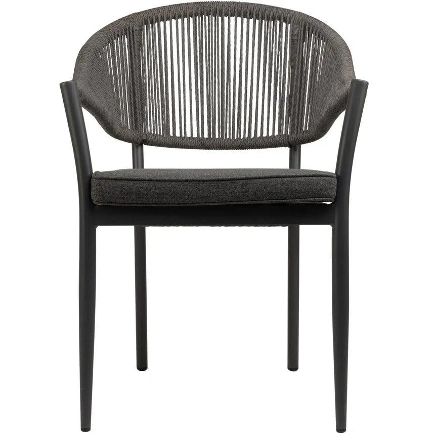 Lion scaun de terasa pentru exterior, culoare griMobCenter