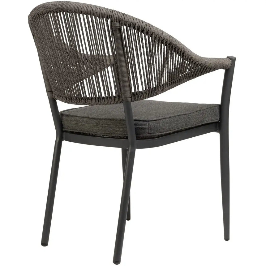 Lion scaun de terasa pentru exterior, culoare griMobCenter