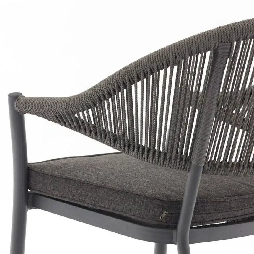 Lion scaun de terasa pentru exterior, culoare griMobCenter