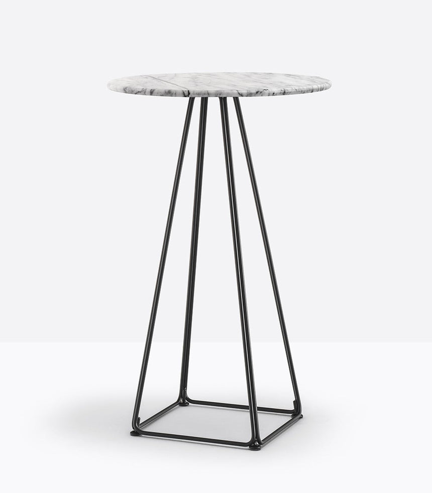 Pedrali Lunar 5444 – picior de masă de bar, în culori la alegere