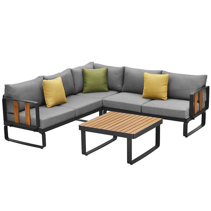 Magic Corner Lounge - set mobilier de gradina si terasa, pentru 4 persoaneMobCenter