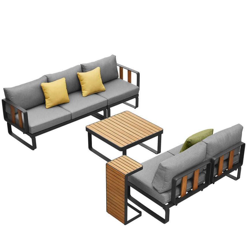 Magic Lounge - set mobilier de gradina si terasa, pentru 5 persoaneMobCenter