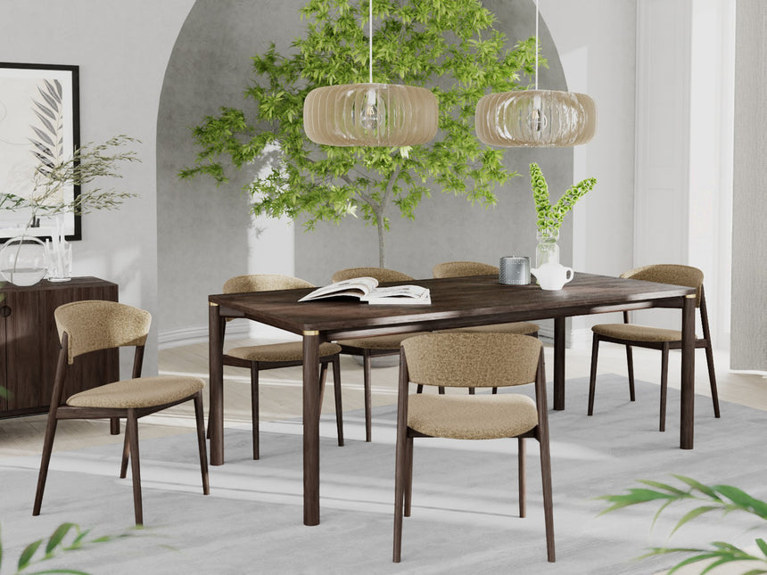 Masă de dining ARUN 95x180 cm, culoare espresso oilMobCenter