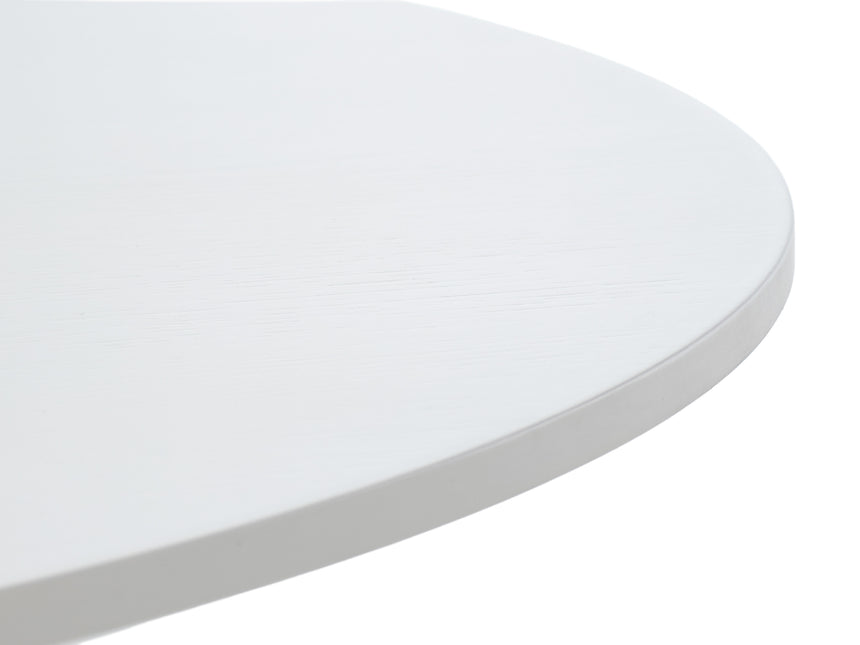 Masă de dining NOLA 95x180 cm, formă ovală, culoare stejar albMobCenter