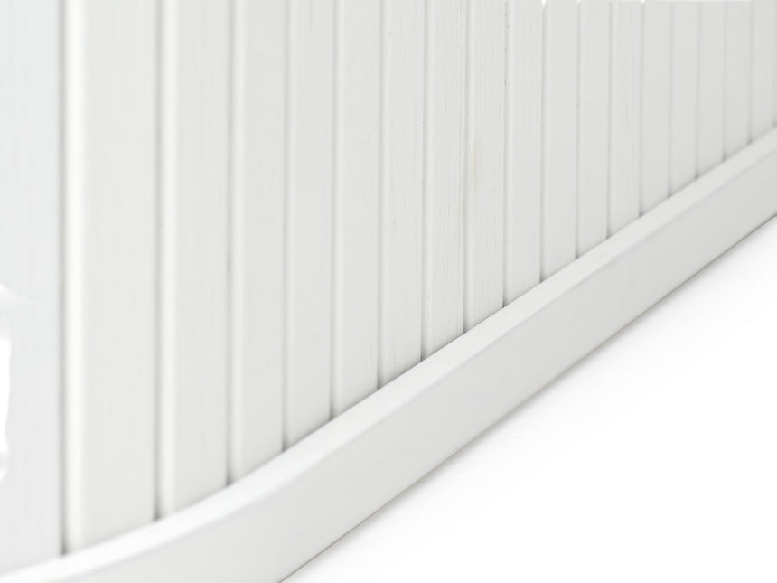 Masă de dining NOLA 95x180 cm, formă ovală, culoare stejar albMobCenter