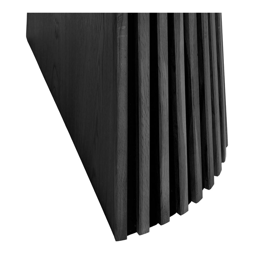 Masă de dining Osaka ø120 cm / 120–160-200-240 cm, culoare neagrăMobCenter