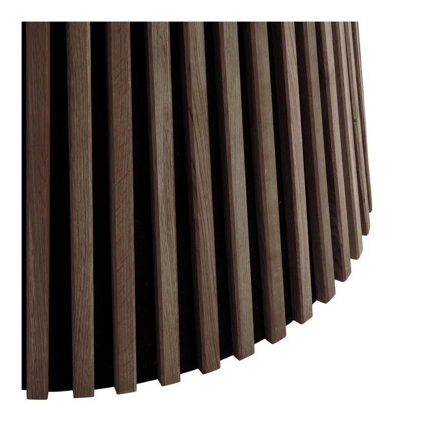 Masă de dining Osaka, ø140 cm - culoare stejar afumatMobCenter