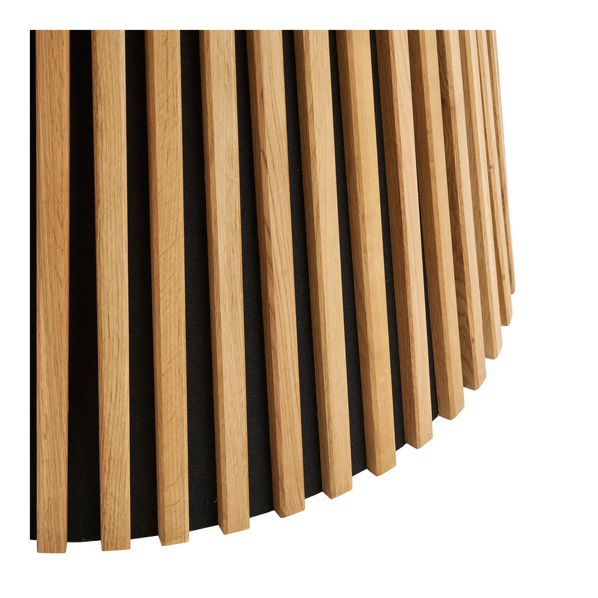 Masă de dining Osaka, ø140 cm - culoare stejar naturMobCenter