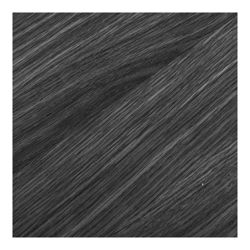 Masă de dining Osaka, ø140 cm - culoare stejar negruMobCenter