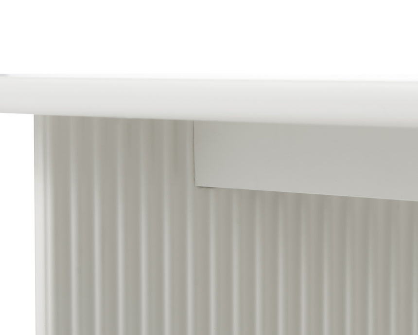 Masă de dining PALMA 90x200 cm, culoare greigeMobCenter