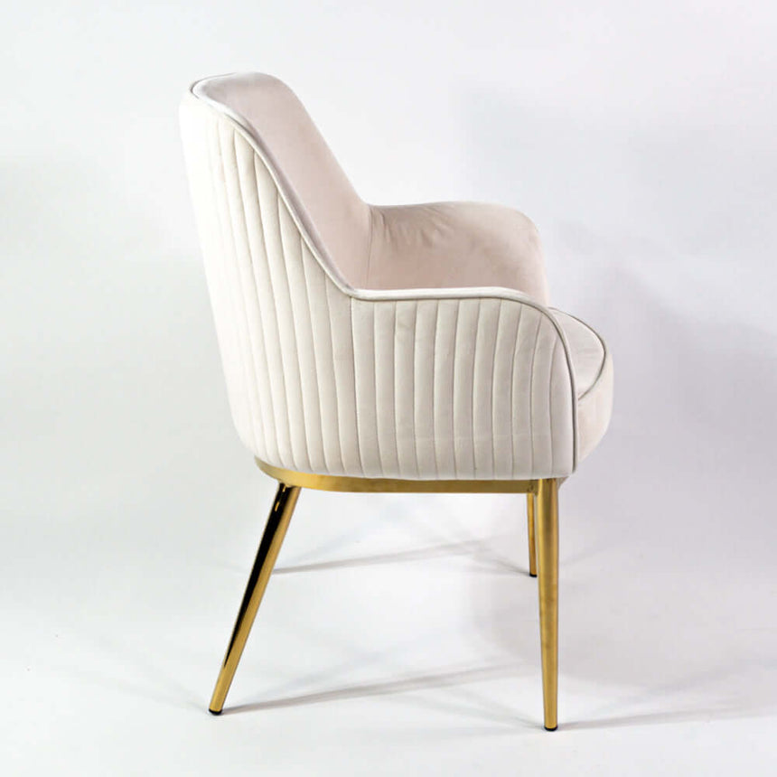 Nolan scaun de dining premium, culoarea cremMobCenter