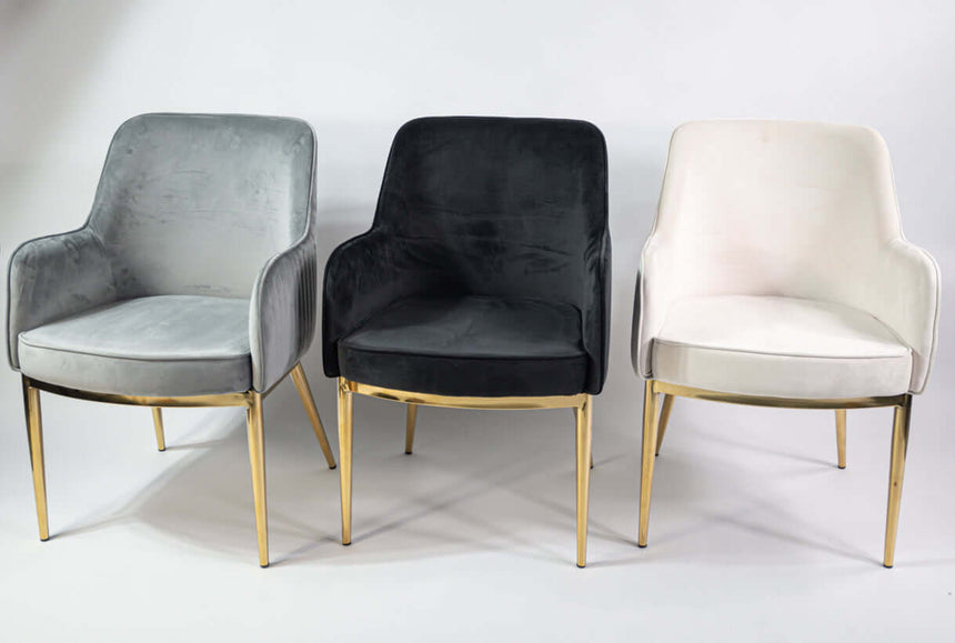 Nolan scaun de dining premium, culoarea griMobCenter