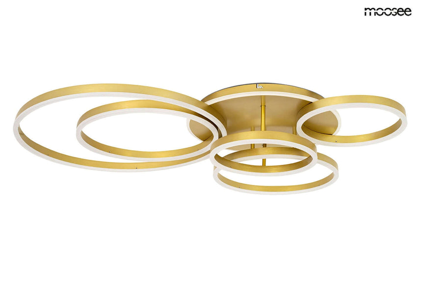 Plafonieră / plafon Inele 6 aurMobCenter