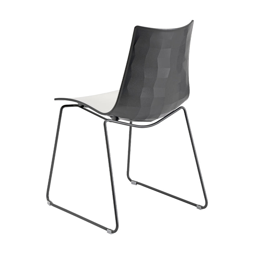 Scaun de conferință Zebra Bicolour – cadru sanie