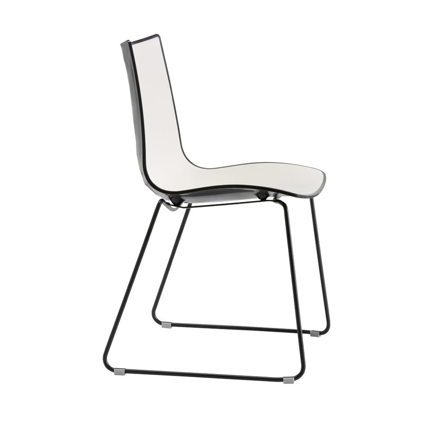 Scaun de conferință Zebra Bicolour – cadru sanie