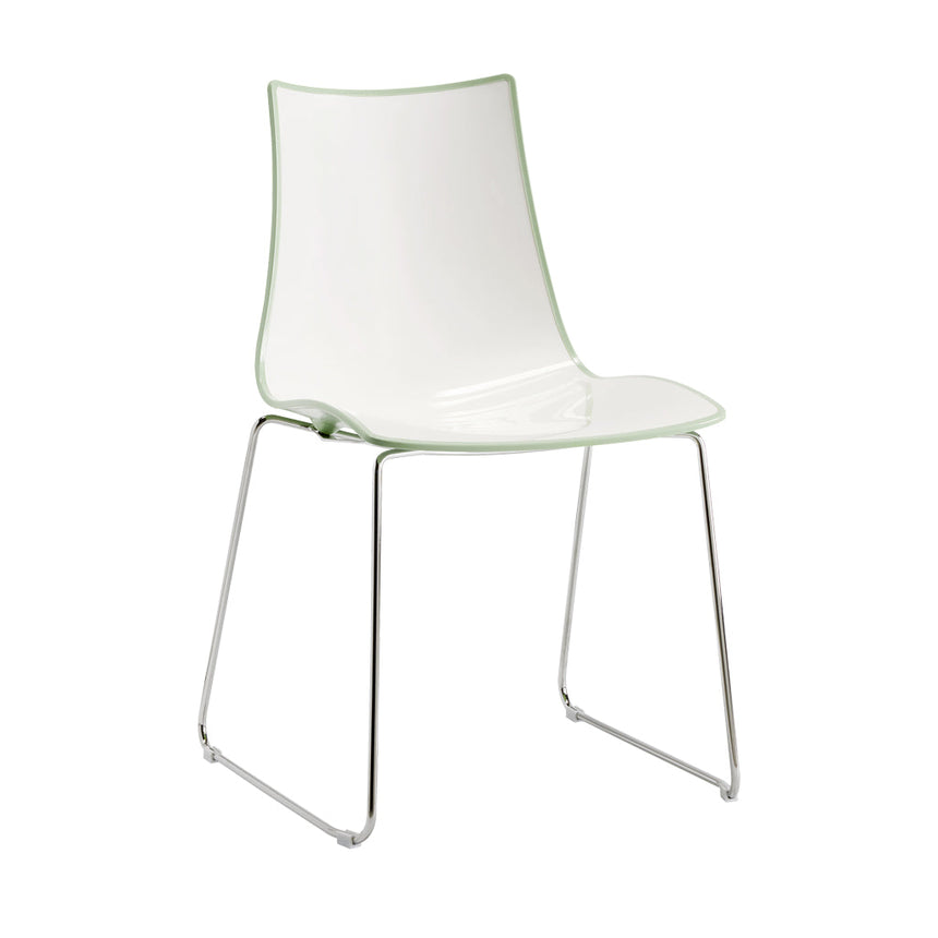 Scaun de conferință Zebra Bicolour – cadru sanie
