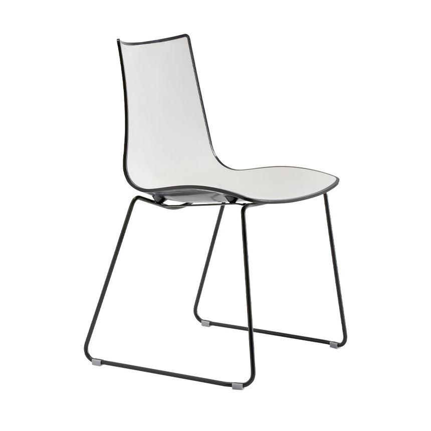 Scaun de conferință Zebra Bicolour – cadru sanie