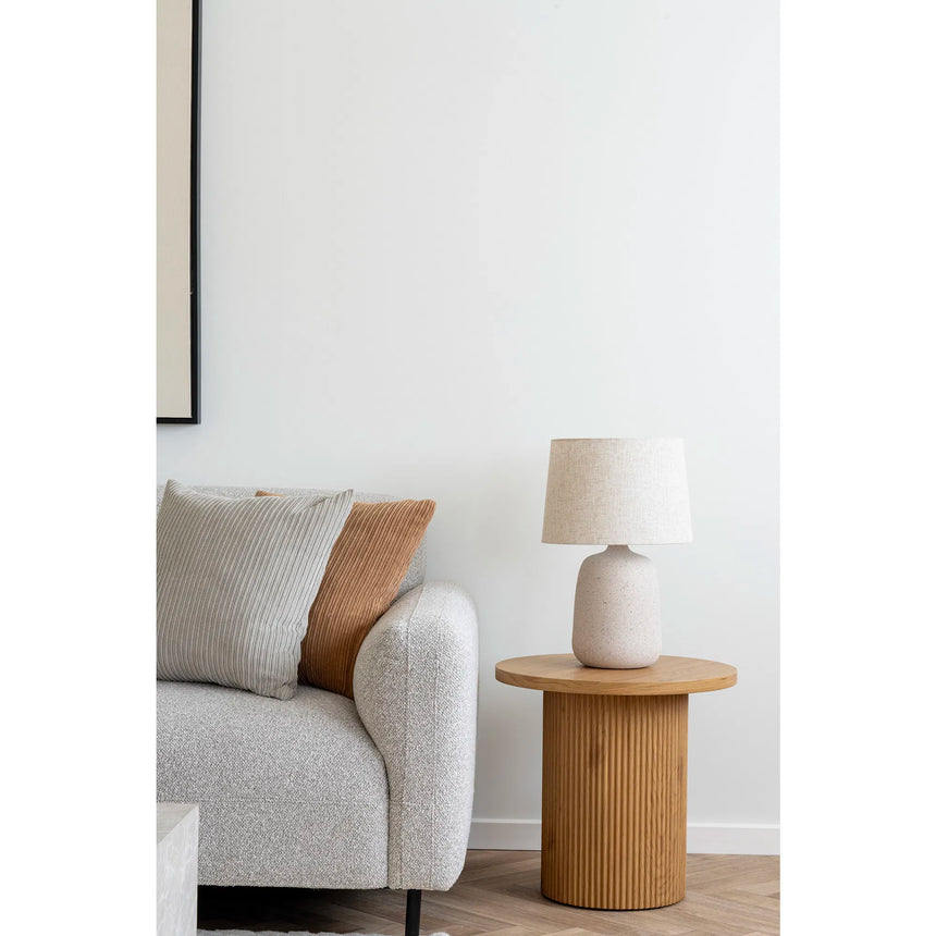 Salvador Lounge Sofa, left facing, bouclé, light greyMobCenter