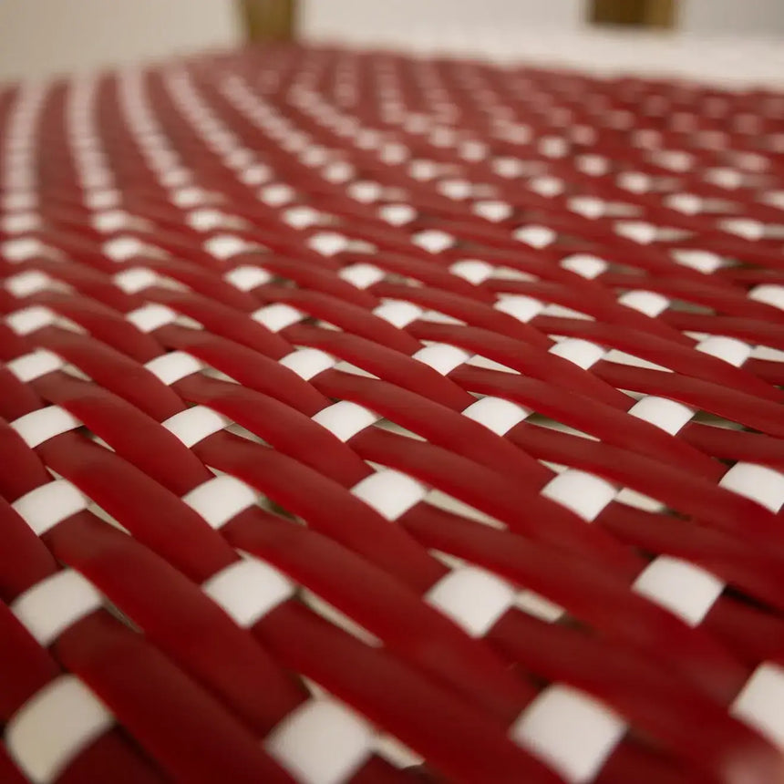 Santa Cruz scaun de terasa pentru exterior culoare rosu/albMobCenter