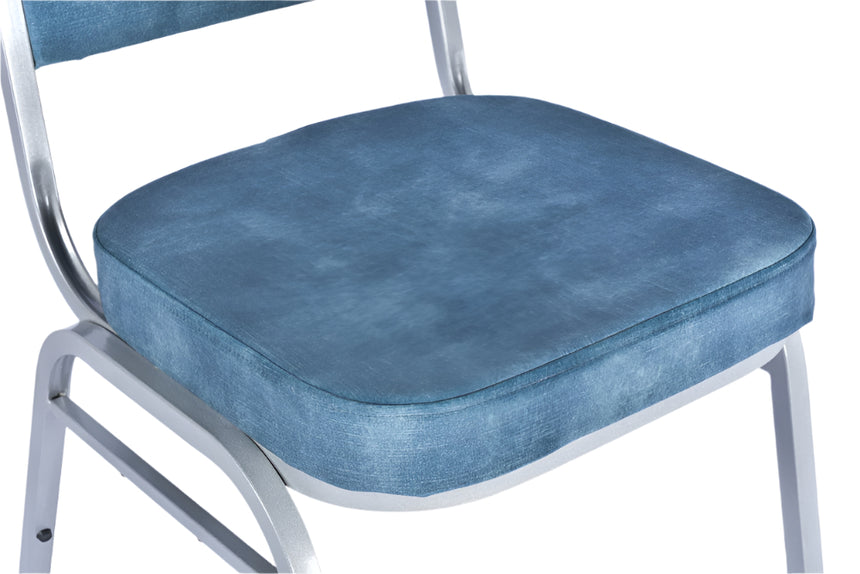 Scaun Mark premium pentru conferințe – cu tapițerie rezistentă la pete, culoare petrolMobCenter